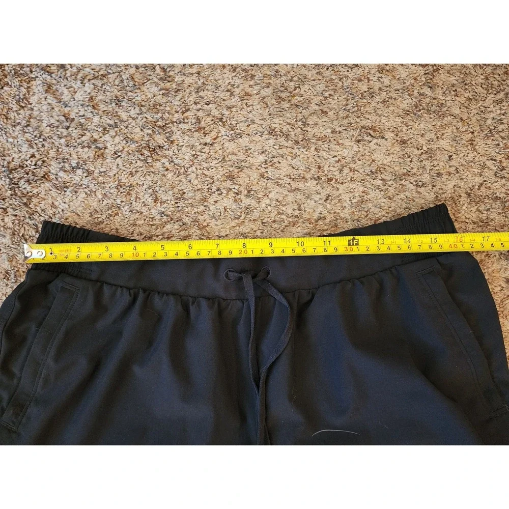 CALIA Women's Sz M Black Athletic Running Shorts Drawstring Waist Pockets